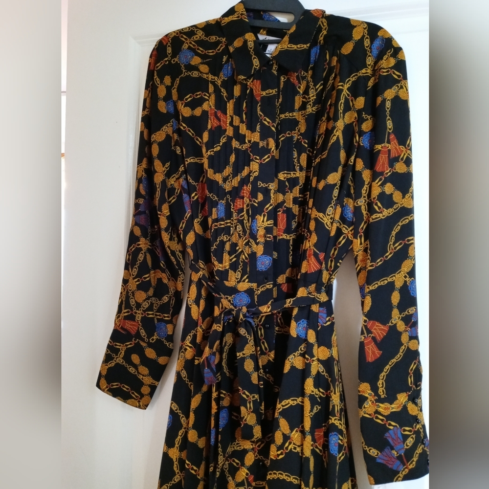 Nanette Lepore chain midi dress